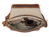 Savona Leather Messenger Bag - Caramel Brown