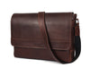 Boulder Leather Messenger Bag & Organizer Combo - Walnut