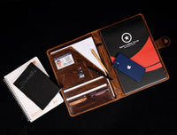 Marsala Leather Organizer - Caramel