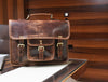 Ancona Leather Office Bag 15" - Dark Brown