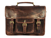 Ancona Leather Office Bag 15" -Brown