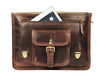 Ancona Leather Office Bag 15" -Brown