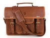 Ancona Leather Office Bag 15" - Gingerbread