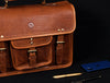 Ancona Leather Office Bag 15" - Gingerbread