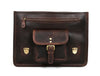 Ancona Leather Office Bag 15" - Walnut