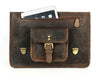 Ancona Leather Office Bag 15" - Brown