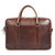 Broadway Leather Office Bag – Walnut Brown - Aaron Leather Goods 