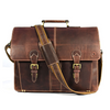 Phoenix Leather Briefcase - Walnut Brown