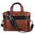 Brooklyn Leather Office Bag - Lux Tan