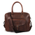 Miramas Leather Office Bag – Walnut Brown - Aaron Leather Goods 