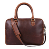 Madison Leather Office Bag - Lux Tan - Aaron Leather Goods 