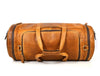 Cordoba Leather Barrel Bag - Tangerine - Aaron Leather Goods 