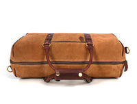 Pomona Leather Suede Weekender Bag - Brown