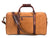 Pomona Leather Suede Weekender Bag - Brown