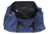 Pomona Leather Suede Weekender Bag - Blue - Aaron Leather Goods 