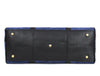 Pomona Leather Suede Weekender Bag - Blue - Aaron Leather Goods 