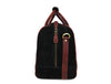 Pomona Leather Suede Weekender Bag - Black - Aaron Leather Goods 