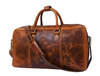 Algiers Leather Duffle Bag 18" - Caramel Brown