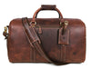 Taranto Leather Weekender Bag - Tan