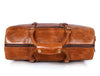 Austin Leather Overnight Bag - Cerulian