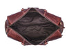 Arezzo Leather Overnight Bag - Walnut Brown