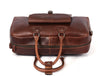 Bordeaux Leather Duffle Bag – Walnut Brown