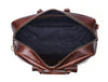 Bordeaux Leather Duffle Bag – Walnut Brown