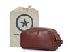 Omaha Leather Toiletry Bag - Multicolor