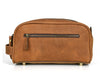 Omaha Leather Toiletry Bag - Tortilla Brown