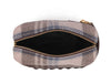 Quasar Leather Tweed Wash Bag