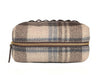 Quasar Leather Tweed Wash Bag