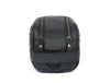 Dallas Upcycled Leather Toiletry Bag - Black