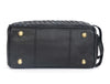 Dallas Upcycled Leather Toiletry Bag - Black