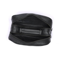 Atria Upcycled Leather Toiletry Bag