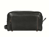 Barcelona Leather Toiletry Bag - Walnut Brown