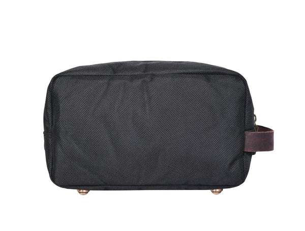 Palencia Toiletry Bag - Raven Black - Aaron Leather Goods 