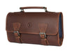 Velour Leather Toiletry Bag