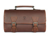 Velour Leather Toiletry Bag