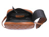 Ample Glide Quilted Leather Toiletry Bag - Caramel