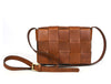 Cieza Sling Bag - Caramel Brown ( Upcycled Leather ) - Aaron Leather Goods 