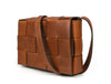 Cieza Sling Bag - Caramel Brown ( Upcycled Leather ) - Aaron Leather Goods 