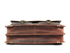 Phoenix Leather Briefcase - Walnut Brown