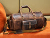 Pamplona Leather Duffle Bag - Walnut Brown