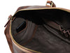 Pamplona Leather Duffle Bag - Walnut Brown