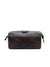 Valencia Canvas Leather Toiletry Bag - Vintage Brown