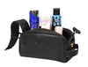 Omaha Leather Toiletry Bag - Raven Black