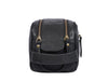 Omaha Leather Toiletry Bag - Raven Black