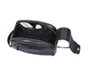 Omaha Leather Toiletry Bag - Raven Black