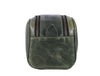 Omaha Leather Toiletry Bag - Seaweed Green