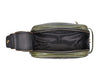 Omaha Leather Toiletry Bag - Seaweed Green